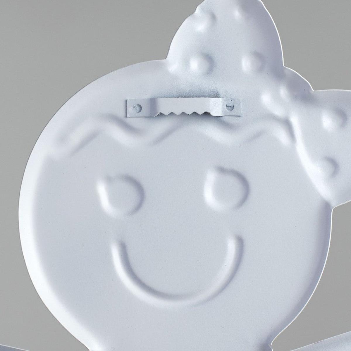 Shop For 13" Metal Embossed Gingerbread: Girl (Pink) at Michelle's aDOORable Creations