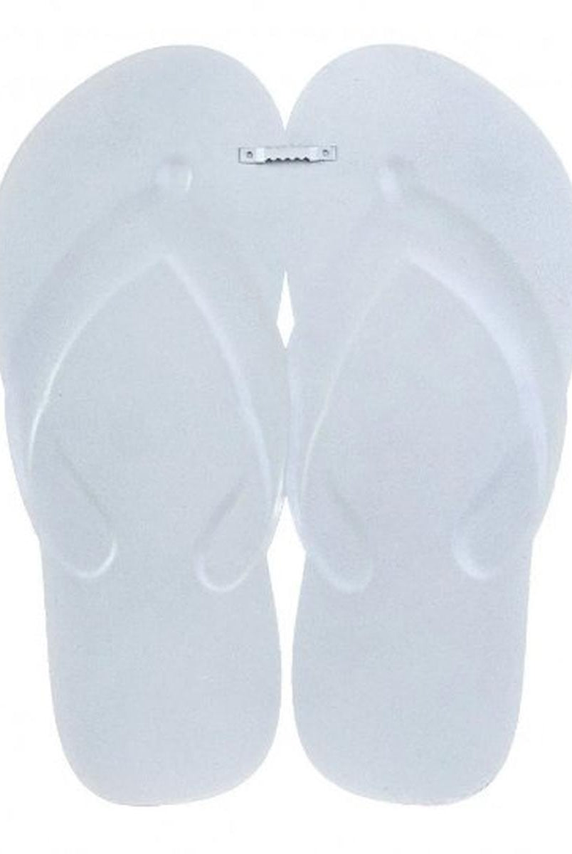 Shop For 13" Metal Embossed Flip Flops: Lemon at Michelle's aDOORable Creations