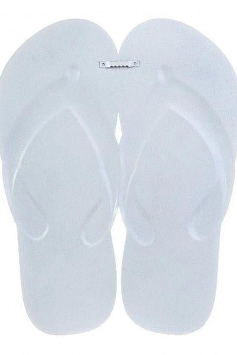 13" Metal Embossed Flip Flops: Watermelon Red