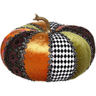 Shop For 14" Designer Diamond Trim Pumpkin: Multi at Michelle's aDOORable Creations