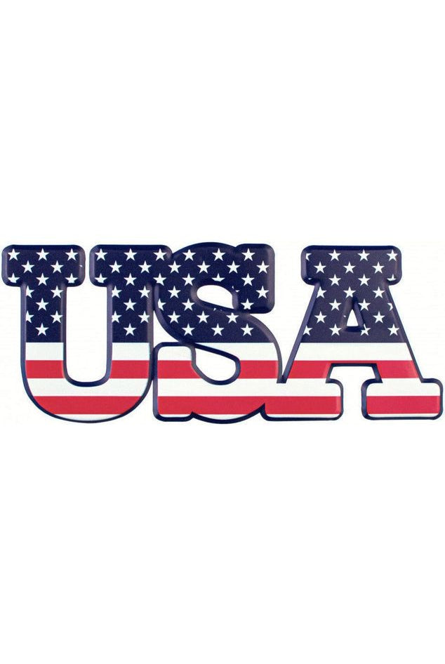 14" Metal Sign: USA Flag - Michelle's aDOORable Creations - Wooden/Metal Signs