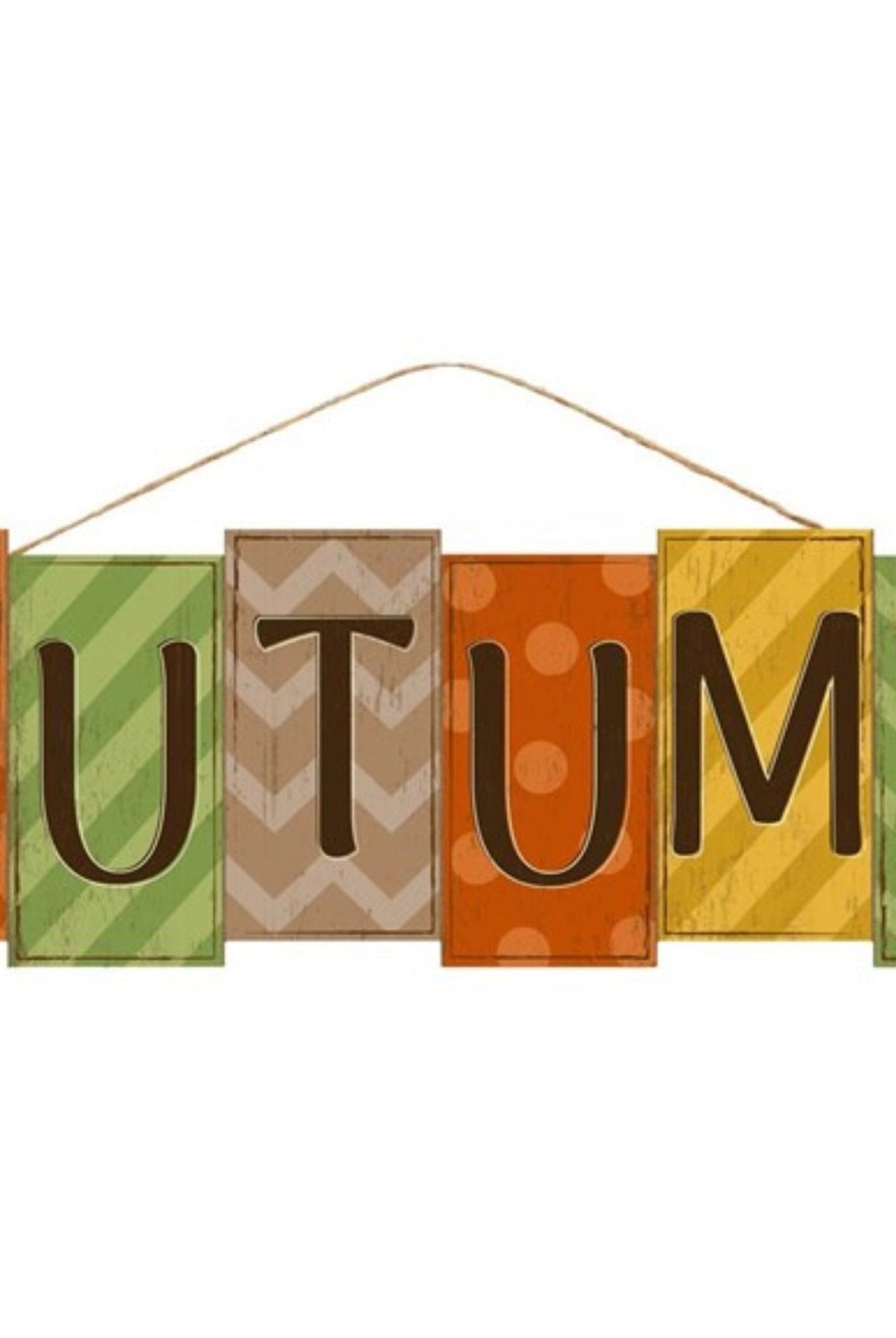 Shop For 14" Wooden Sign: Autumn Block at Michelle's aDOORable Creations