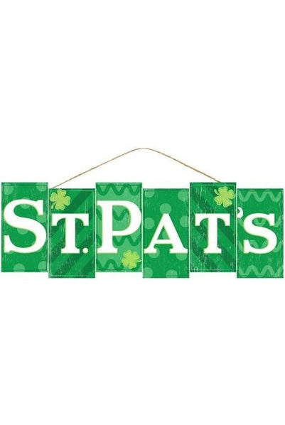 14" Wooden Sign: St. Pat's Blocks - Michelle's aDOORable Creations - Wooden/Metal Signs