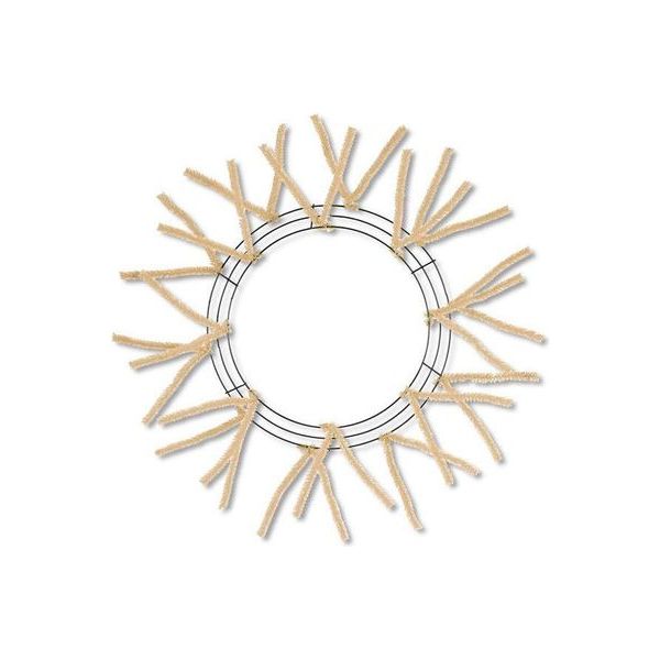 Shop For 15 - 24" Pencil Work Wreath Form: Burlap at Michelle's aDOORable Creations