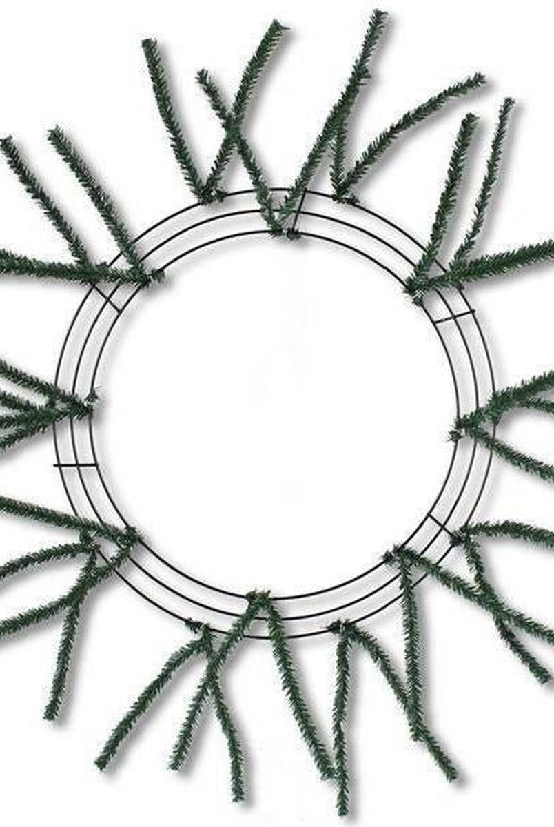 Shop For 15 - 24" Pencil Work Wreath Form: Evergreen at Michelle's aDOORable Creations