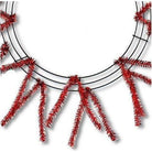 Shop For 15 - 24" Tinsel Work Wreath Form: Metallic Red at Michelle's aDOORable Creations
