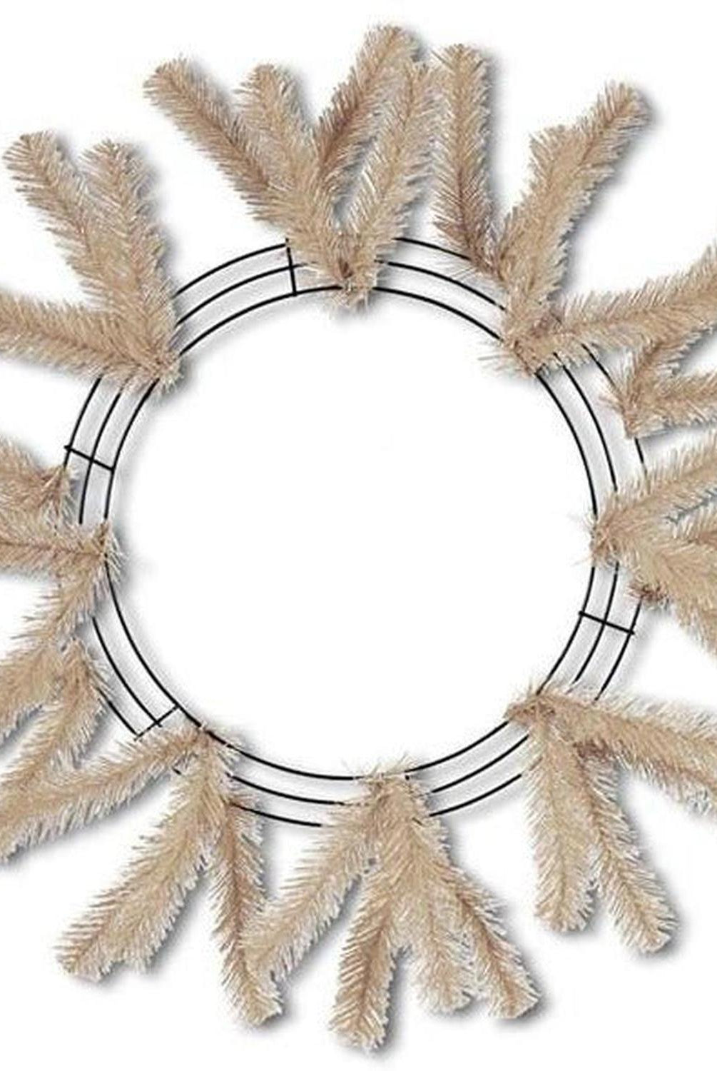 15-24" Work Wreath Form: Burlap