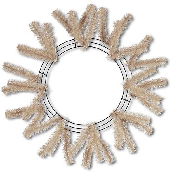 Shop For 15 - 24" Work Wreath Form: Burlap at Michelle's aDOORable Creations