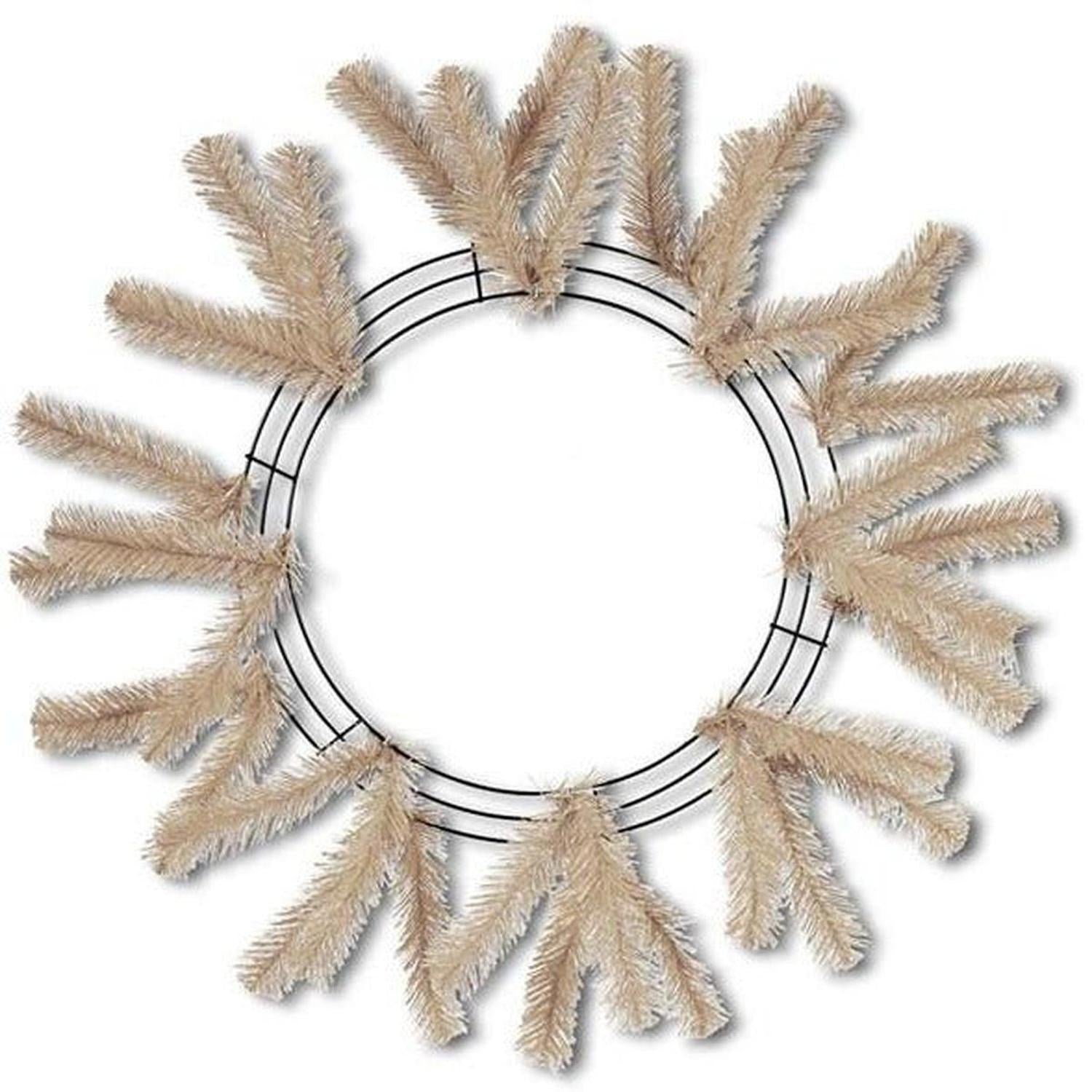 15-24" Work Wreath Form: Burlap
