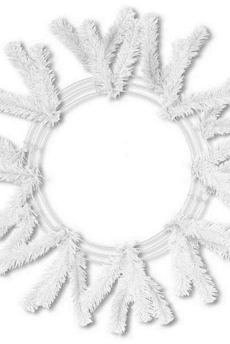 Shop For 15 - 24" Work Wreath Form: White at Michelle's aDOORable Creations