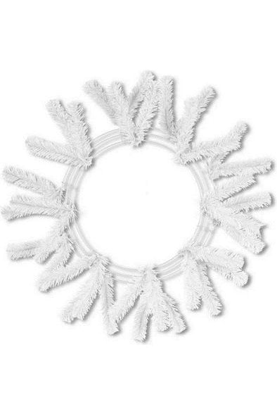 15-24" Work Wreath Form: White - Michelle's aDOORable Creations - Work Wreath Form