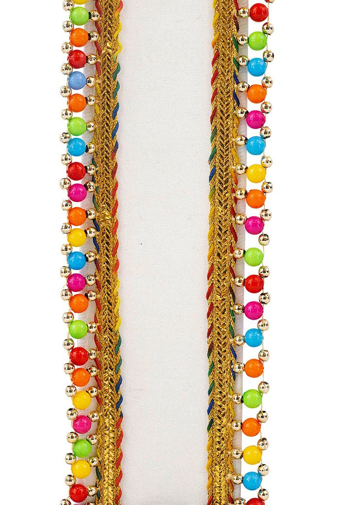 Shop For 1.5" Beaded Candy Edge Ribbon: White (5 Yards) at Michelle's aDOORable Creations