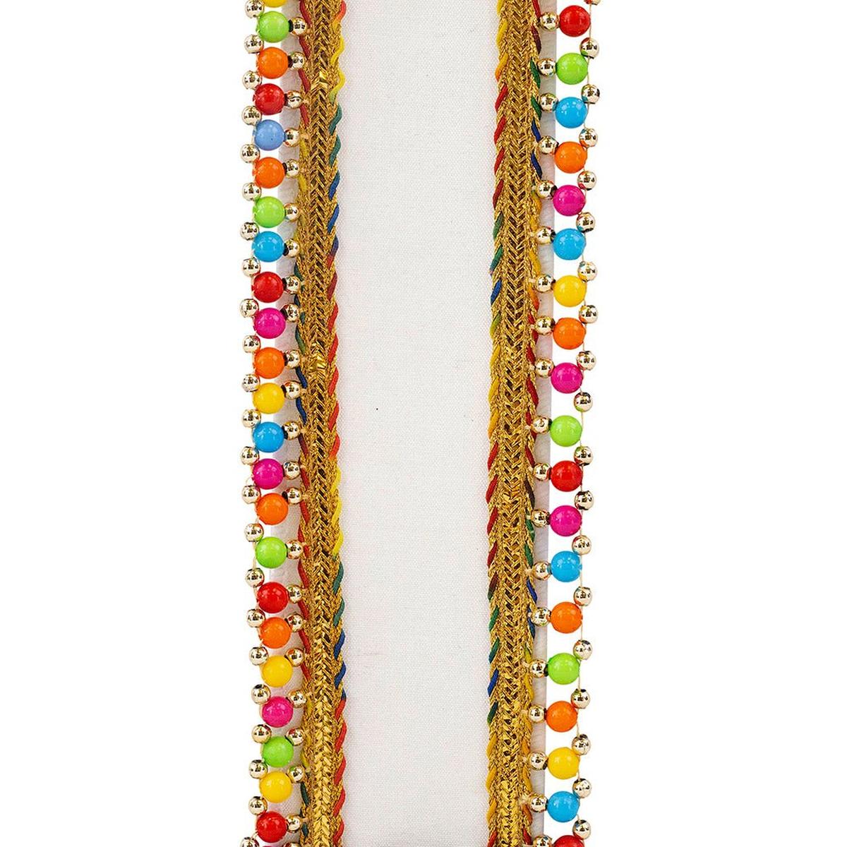 Shop For 1.5" Beaded Candy Edge Ribbon: White (5 Yards) at Michelle's aDOORable Creations