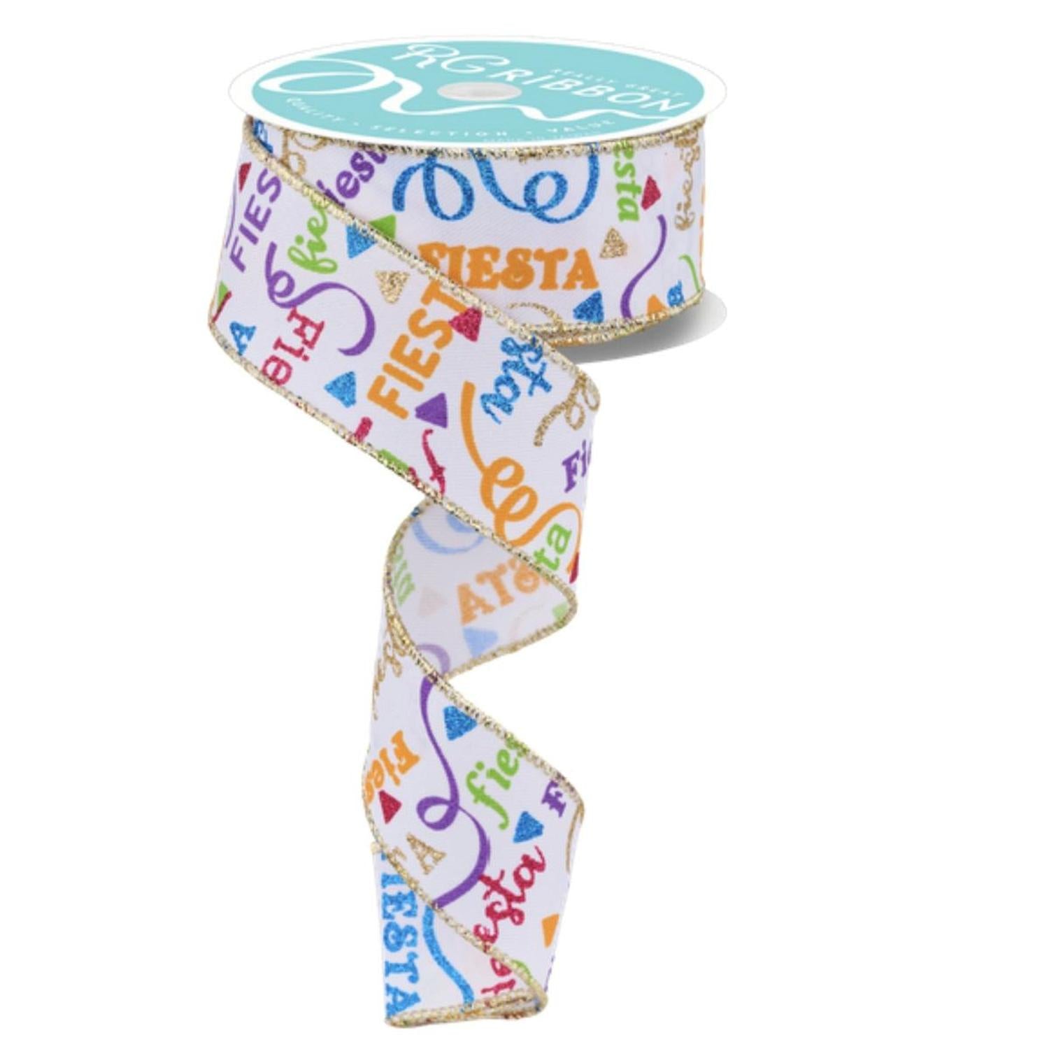 Shop For 1.5" Fiesta Ribbon: Multi (10 Yards) at Michelle's aDOORable Creations