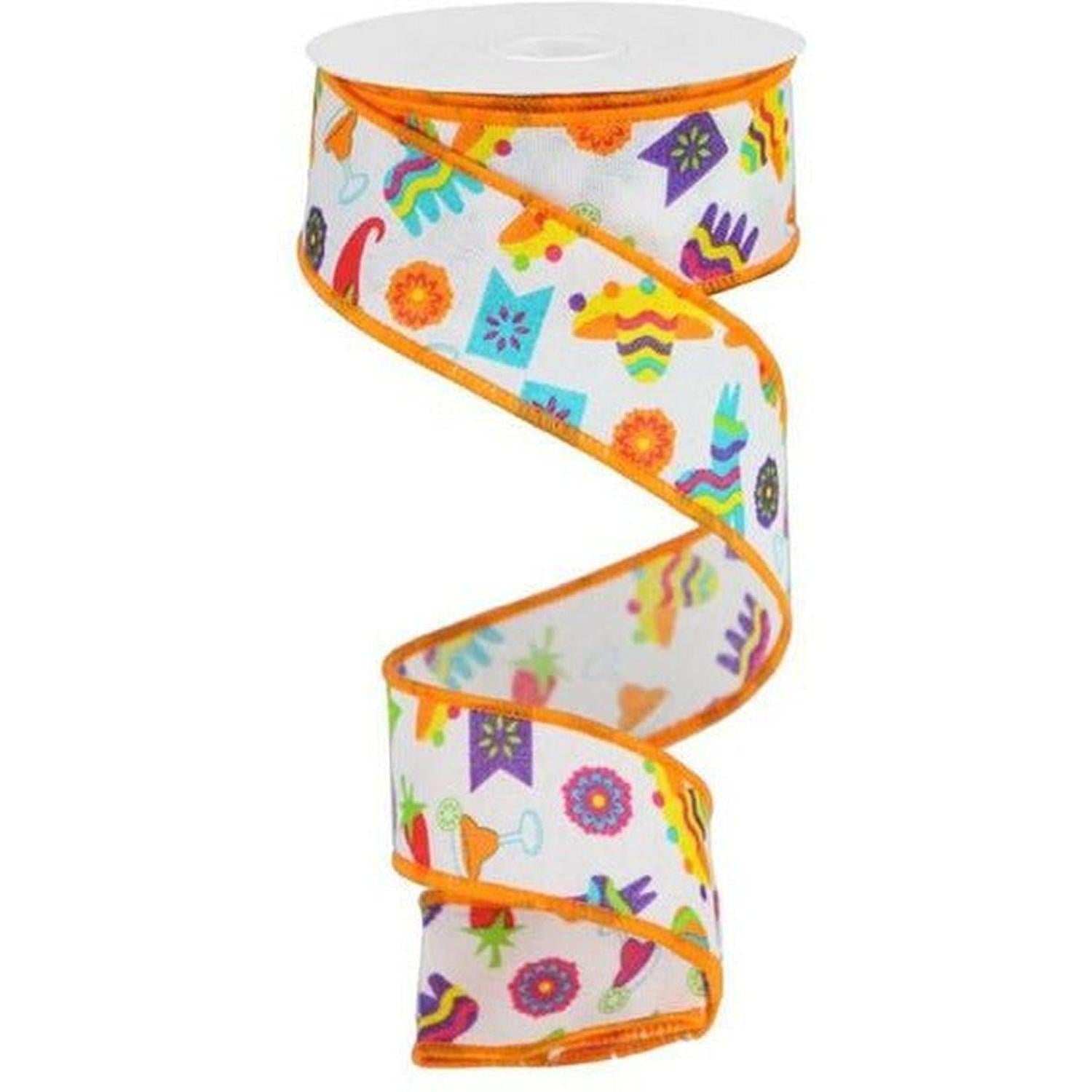 Shop For 1.5" Fiesta Ribbon: White (10 Yards) at Michelle's aDOORable Creations