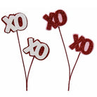 Shop For 15" Glitter XOXO Pick (2 Asst) at Michelle's aDOORable Creations