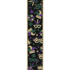 Shop For 1.5" Mardi Gras Pattern Ribbon: Black (10 Yards) at Michelle's aDOORable Creations