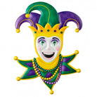 Shop For 15" Metal Sign: Mardi Gras Jester Head at Michelle's aDOORable Creations