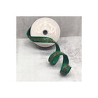 Shop For 1.5" Metallic Dupion Duchess Jewel Ribbon: Emerald (10 Yards) at Michelle's aDOORable Creations