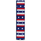 Shop For 1.5" Navy Glitter Stripes With Stars Ribbon: White (10 Yards) at Michelle's aDOORable Creations
