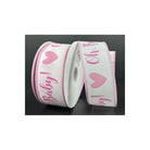 Shop For 1.5" Oh Baby Girl Ribbon: Pink & White (10 Yards) at Michelle's aDOORable Creations