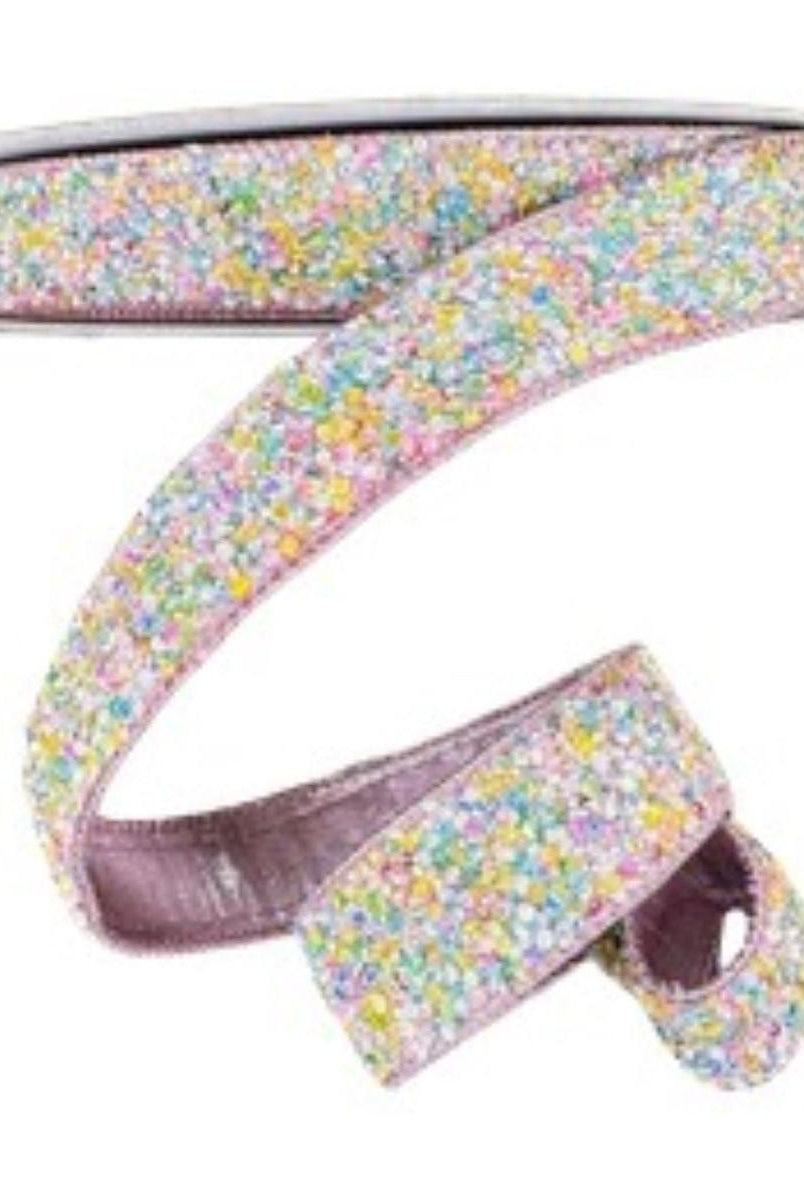 Shop For 1.5" Pastel Multi Sprinkles Ribbon: Pink (10 Yards) at Michelle's aDOORable Creations