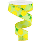 Shop For 1.5" Pineapple Royal Ribbon: Green (10 Yards) at Michelle's aDOORable Creations