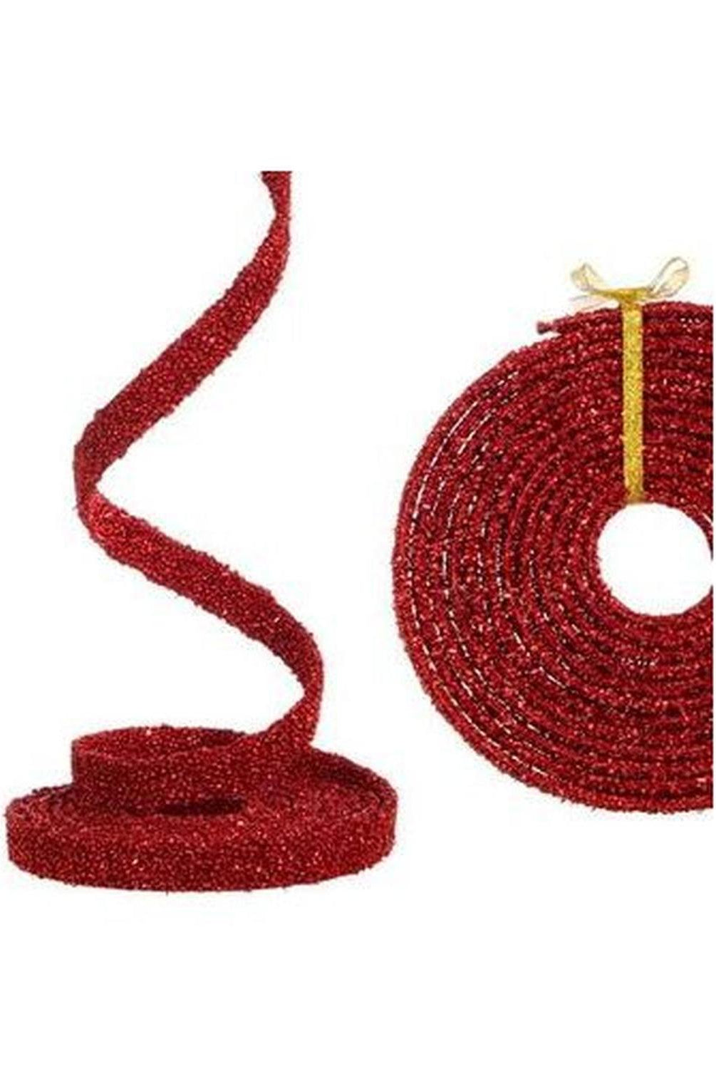 15' Red Beaded Garland
