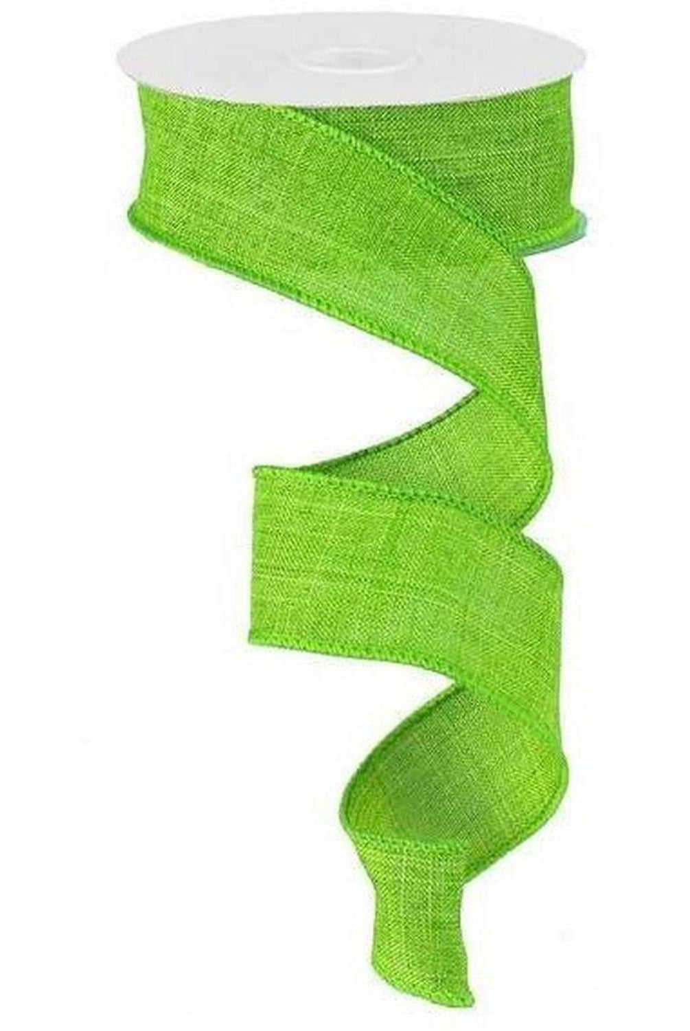 Shop For 1.5" Royal Burlap Ribbon: Fresh Green (10 Yards) at Michelle's aDOORable Creations
