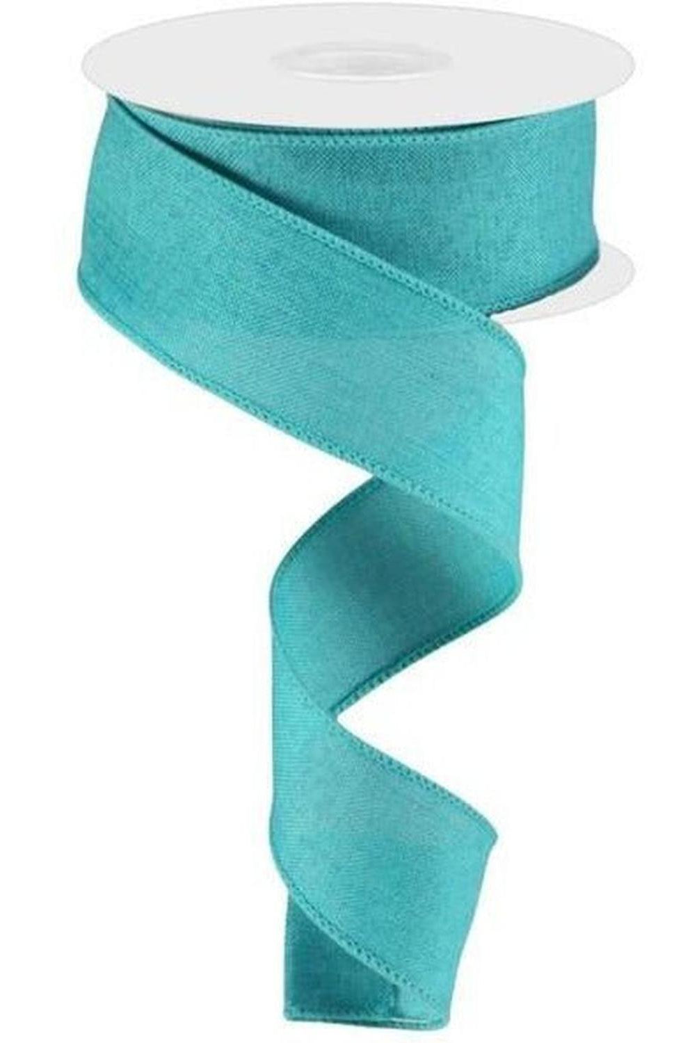 Shop For 1.5" Royal Burlap Ribbon: Light Teal (10 Yards) at Michelle's aDOORable Creations