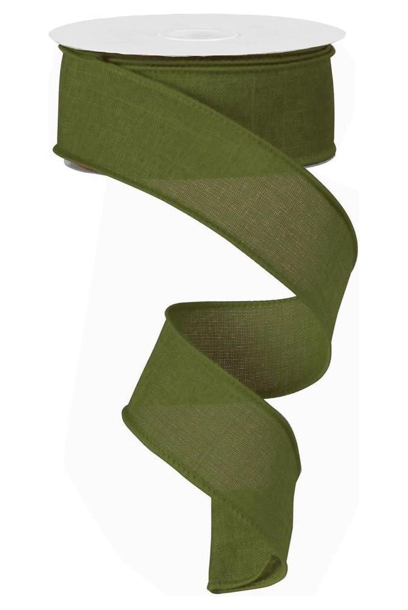 Shop For 1.5" Royal Burlap Ribbon: Moss Green (10 Yards) at Michelle's aDOORable Creations