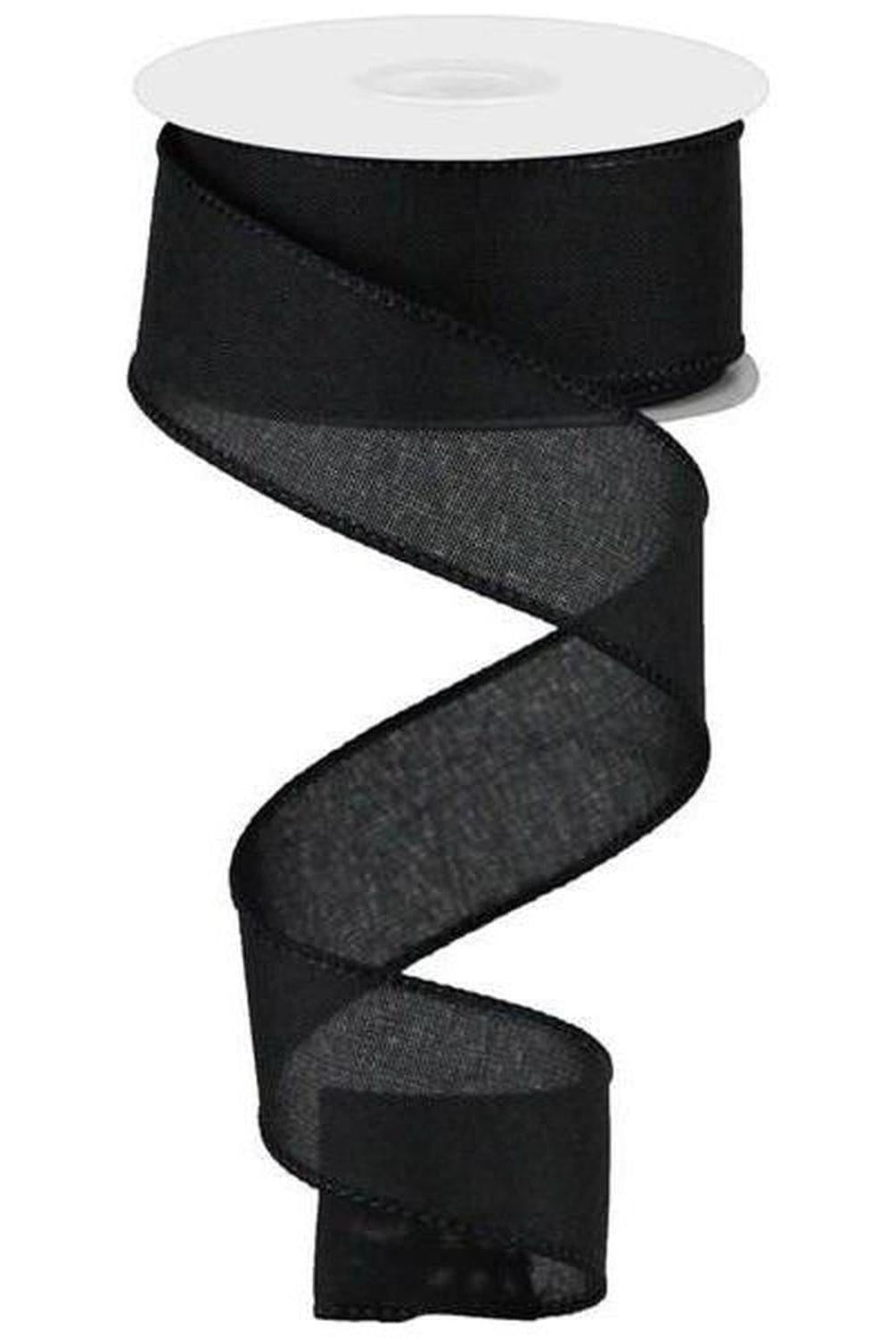 Shop For 1.5" Royal Canvas Ribbon: Black (10 Yards) at Michelle's aDOORable Creations