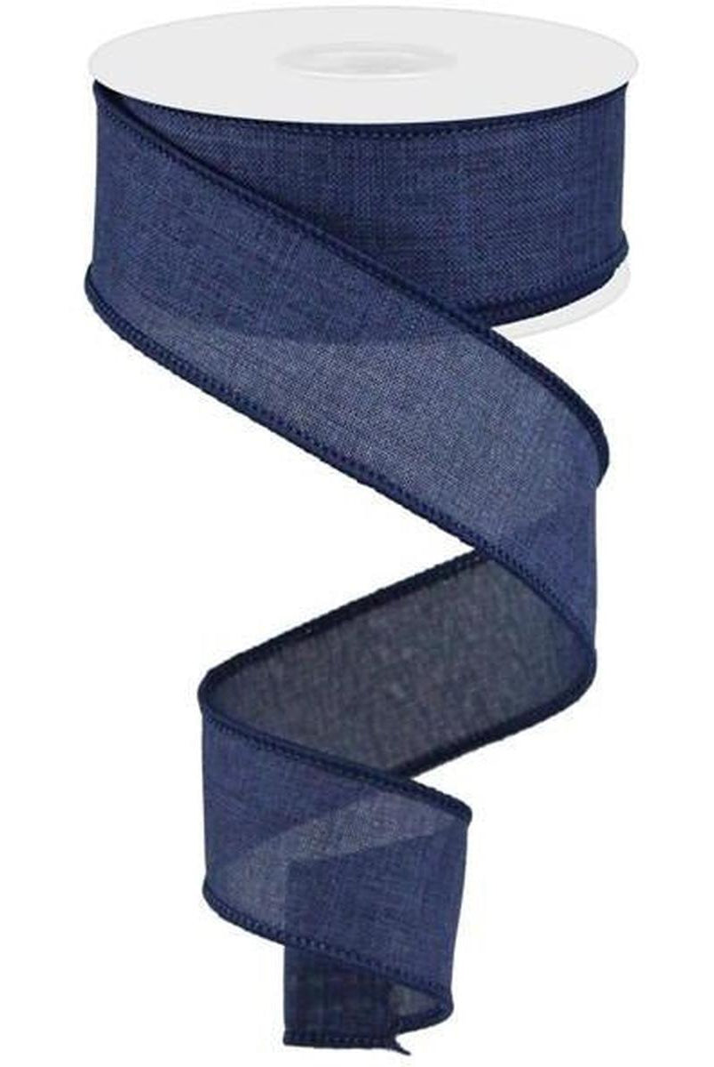Shop For 1.5" Royal Canvas Ribbon: Navy Blue (10 Yards) at Michelle's aDOORable Creations