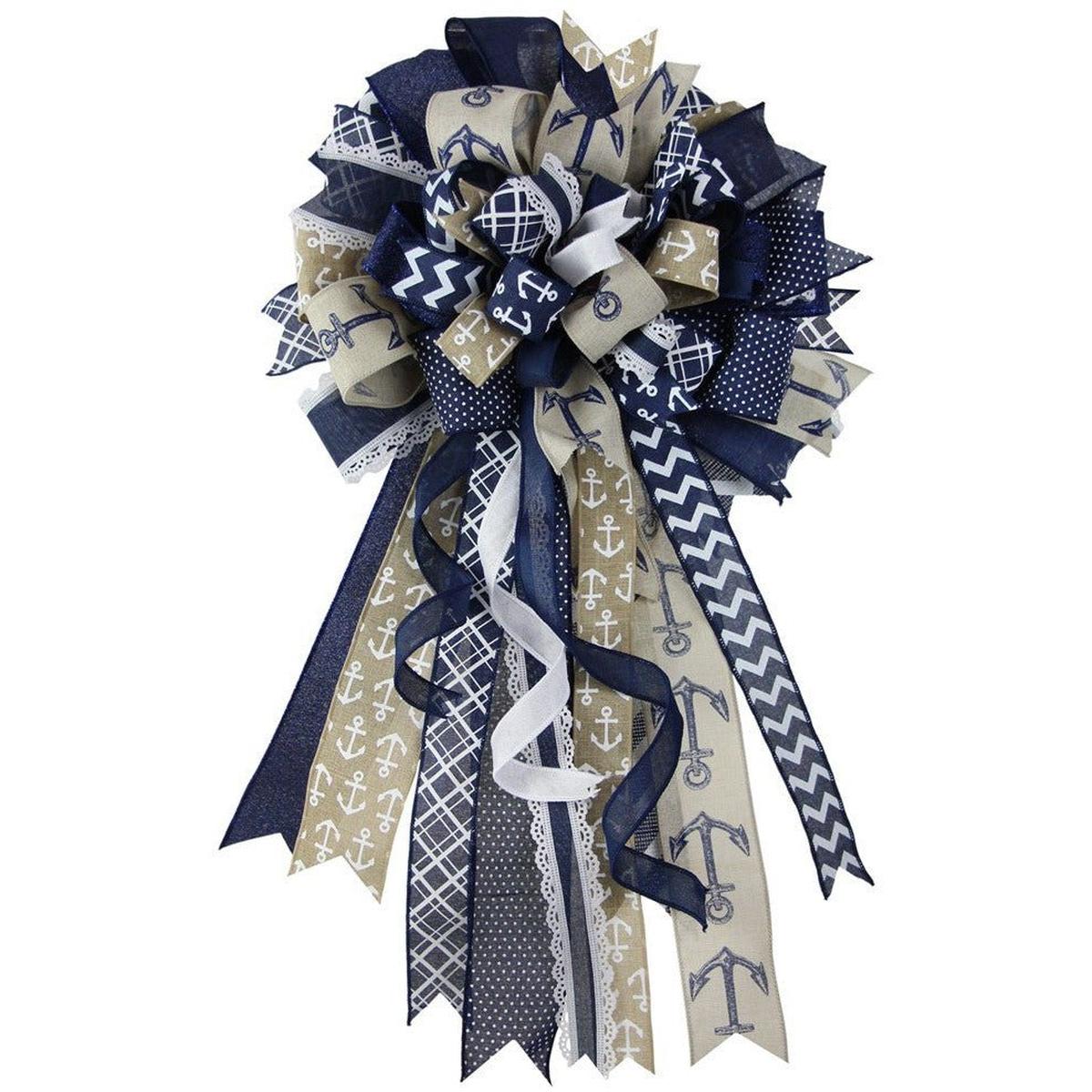 Shop For 1.5" Royal Canvas Ribbon: Navy Blue (10 Yards) at Michelle's aDOORable Creations
