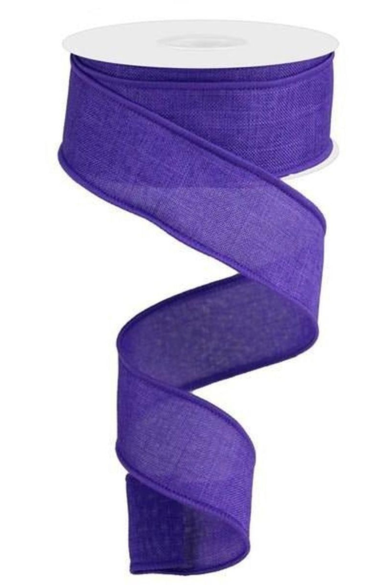 Shop For 1.5" Royal Canvas Ribbon: New Purple (10 Yards) at Michelle's aDOORable Creations