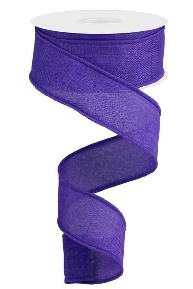 Shop For 1.5" Royal Canvas Ribbon: New Purple (10 Yards) at Michelle's aDOORable Creations