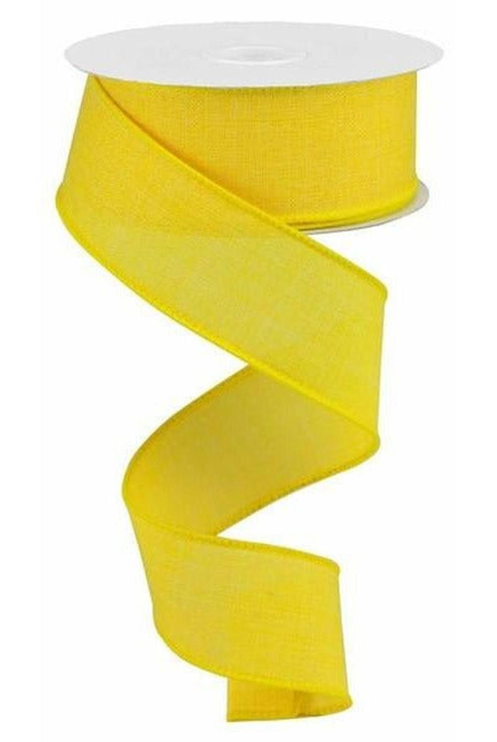 1.5" Royal Canvas Ribbon: Sun Yellow (10 Yards)