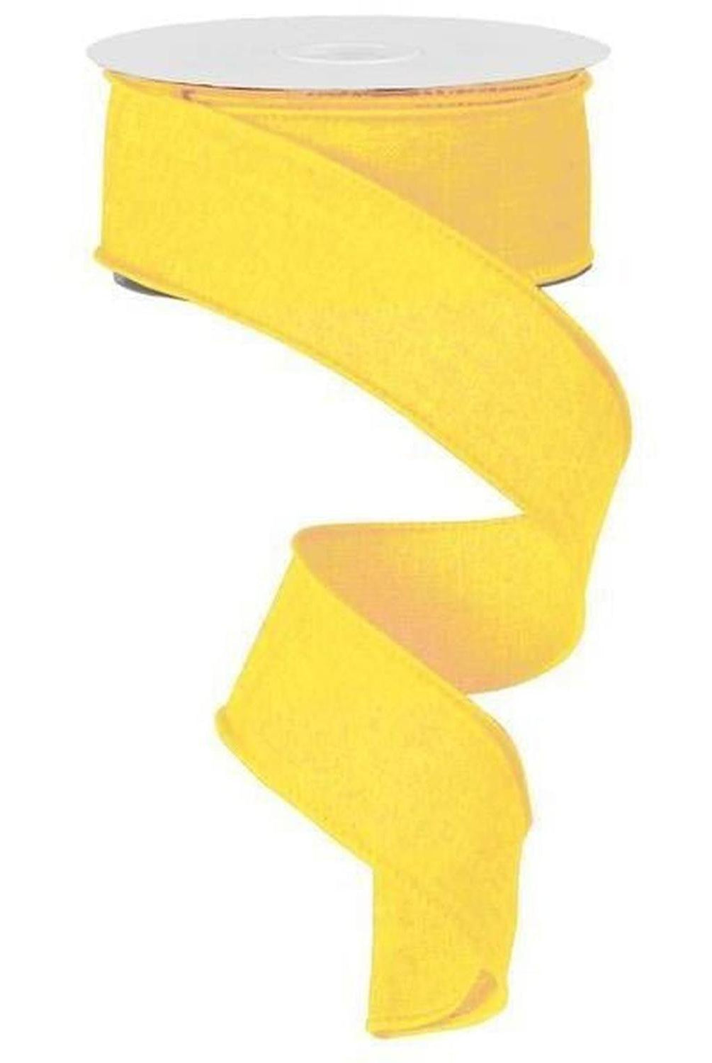 Shop For 1.5" Royal Canvas Ribbon: Yellow (10 Yards) at Michelle's aDOORable Creations