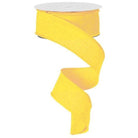 Shop For 1.5" Royal Canvas Ribbon: Yellow (10 Yards) at Michelle's aDOORable Creations