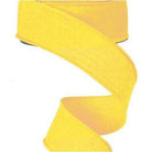 Shop For 1.5" Royal Canvas Ribbon: Yellow (10 Yards) at Michelle's aDOORable Creations