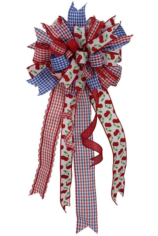 Shop For 1.5" Scalloped Edge Gingham Ribbon: Red (10 Yard) at Michelle's aDOORable Creations