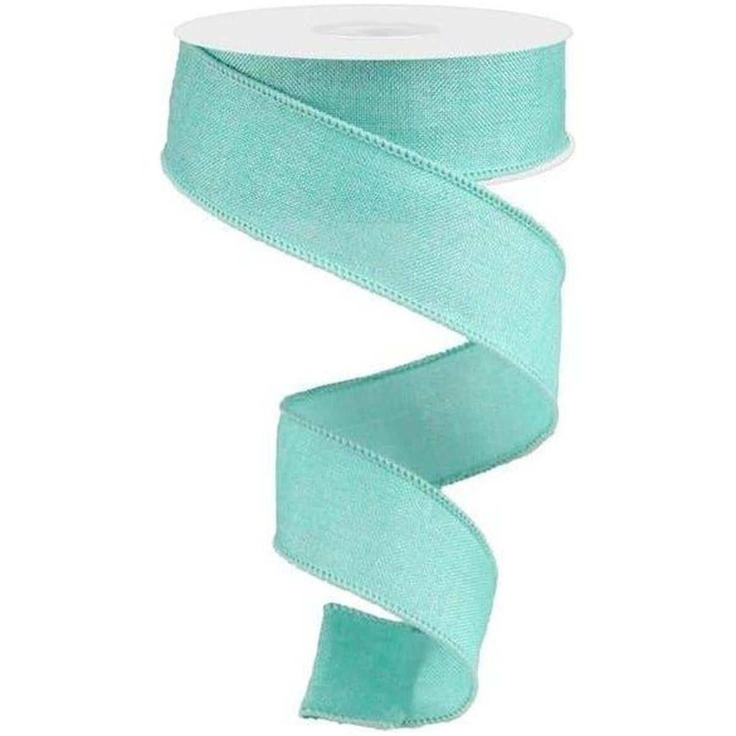 1.5" Shiny Canvas Ribbon: Aquamarine (10 Yards)
