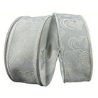 Shop For 1.5" White Glitter Lisa Hearts: White (10 Yards) at Michelle's aDOORable Creations