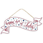 Shop For 15" Wooden Banner Sign: Happy 4th of July at Michelle's aDOORable Creations