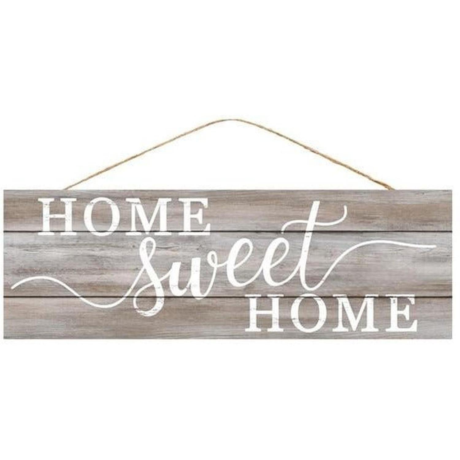 Shop For 15" Wooden Sign: Home Sweet Home (Grey Washed) at Michelle's aDOORable Creations