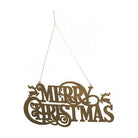 Shop For 16" Metal Merry Christmas Hanger: Gold at Michelle's aDOORable Creations