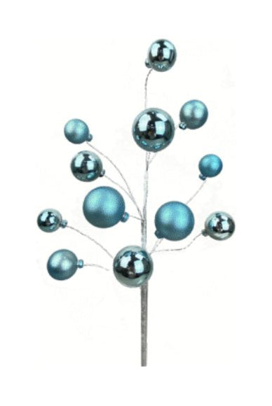 Shop For 16" Ornament Ball Pick: Blue at Michelle's aDOORable Creations