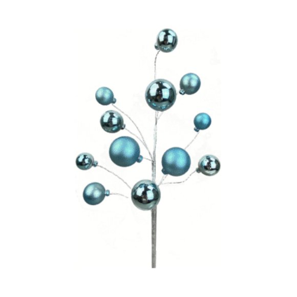 Shop For 16" Ornament Ball Pick: Blue at Michelle's aDOORable Creations