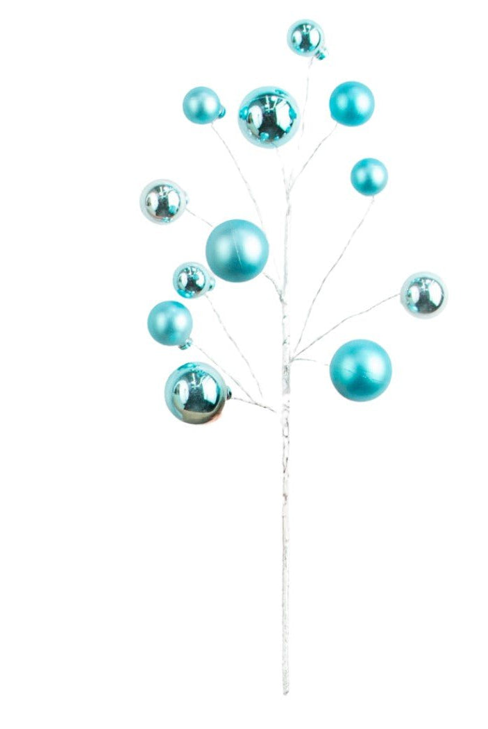 Shop For 16" Ornament Ball Pick: Blue at Michelle's aDOORable Creations