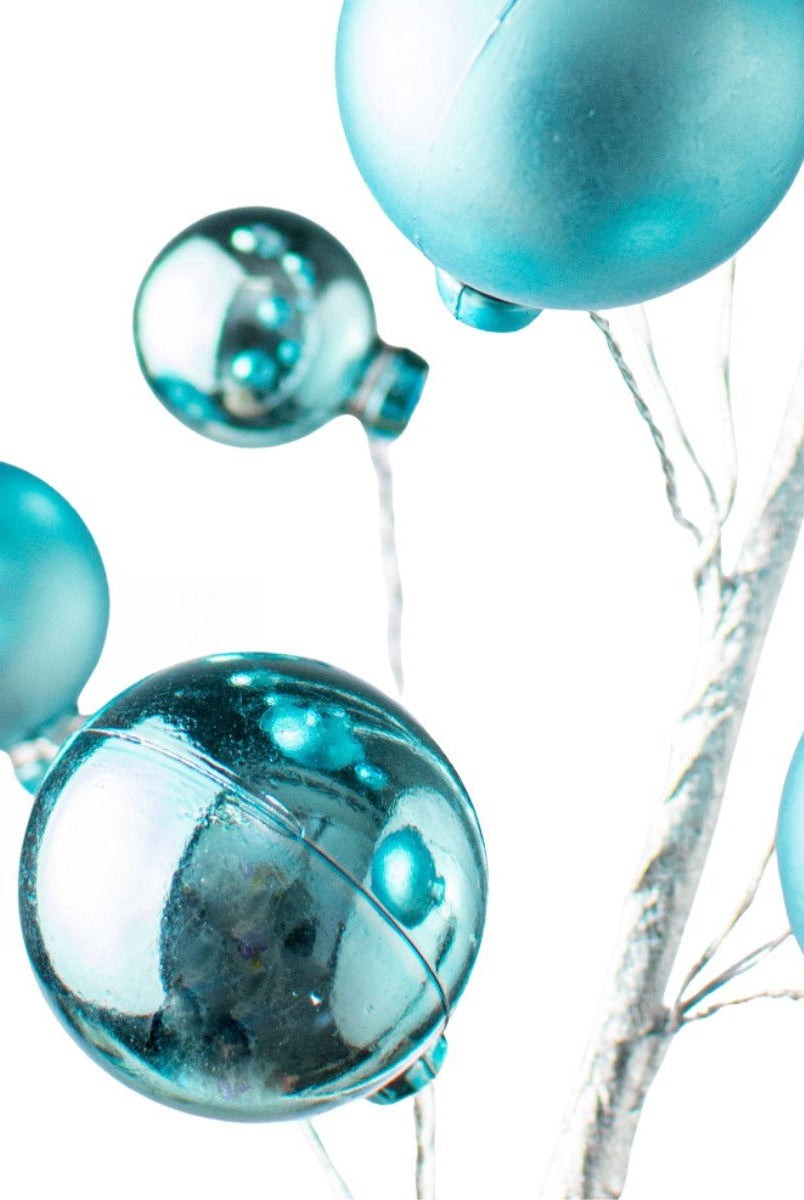 Shop For 16" Ornament Ball Pick: Blue at Michelle's aDOORable Creations